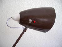 lamp-microphone head